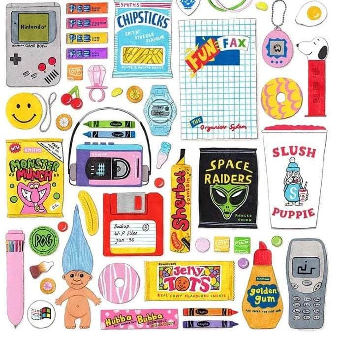 Retro 90's Premium Jigsaw Puzzle