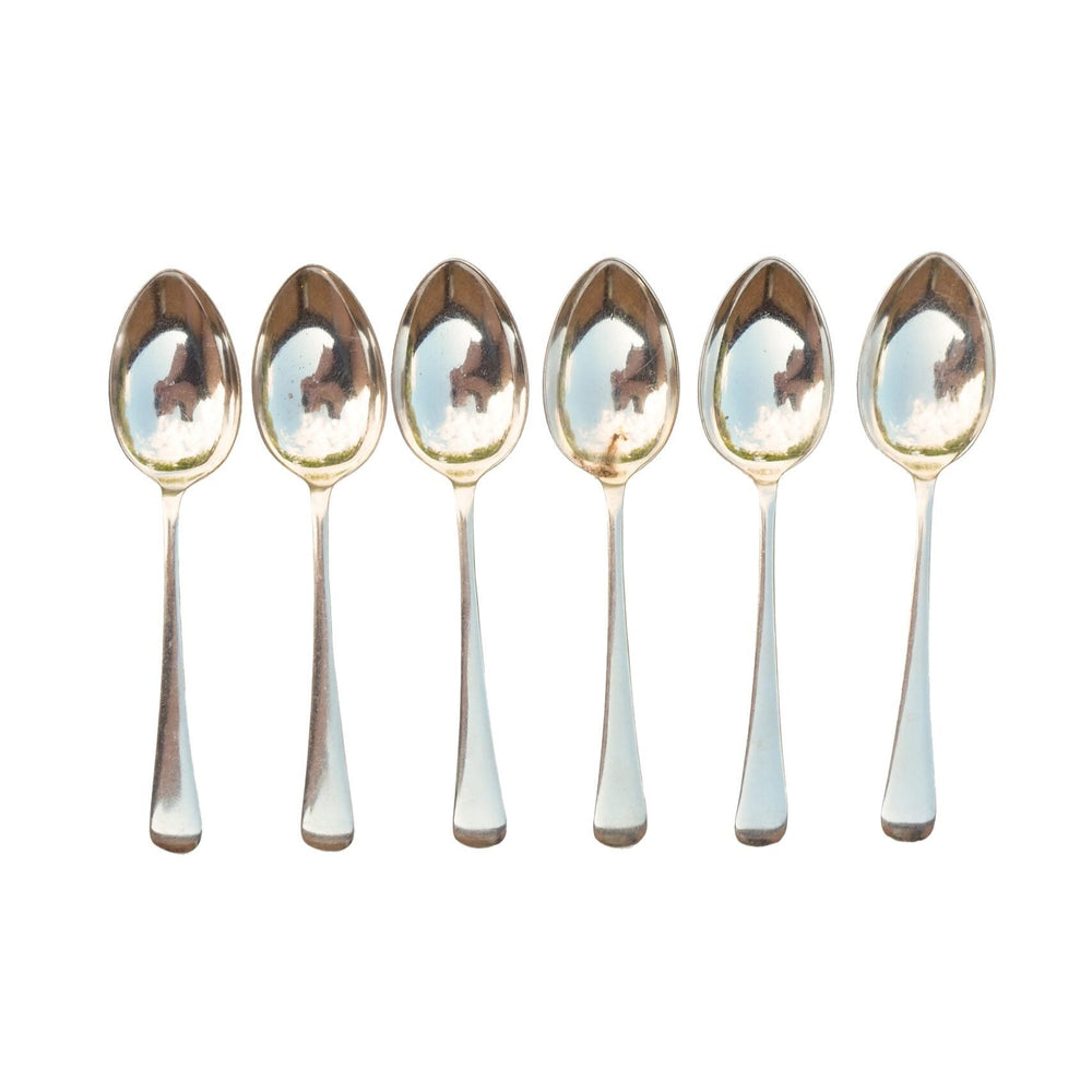 6 Vintage Silver Plate Spoons