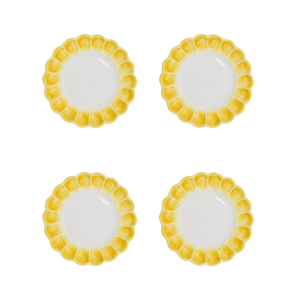 Lido Side Plate, Yellow, Set Of 4