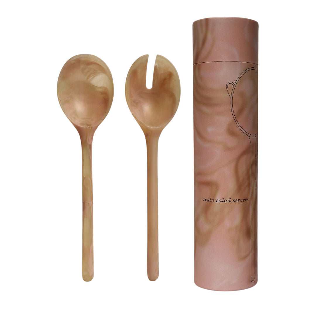 Salad Servers | Coral Set