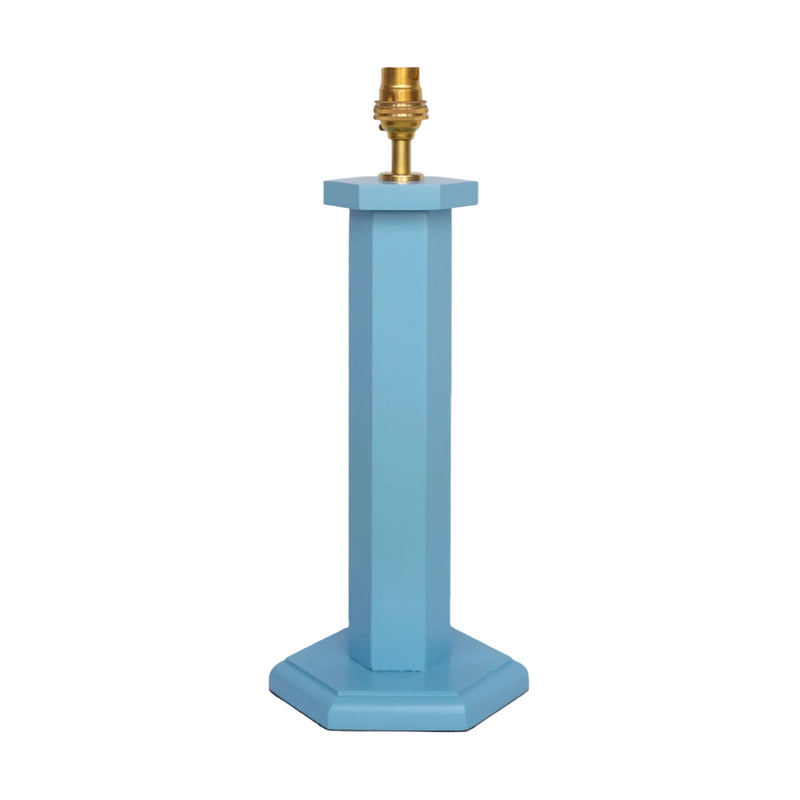 Hexagon Bedside Lamp - Beaufort Blue (US)