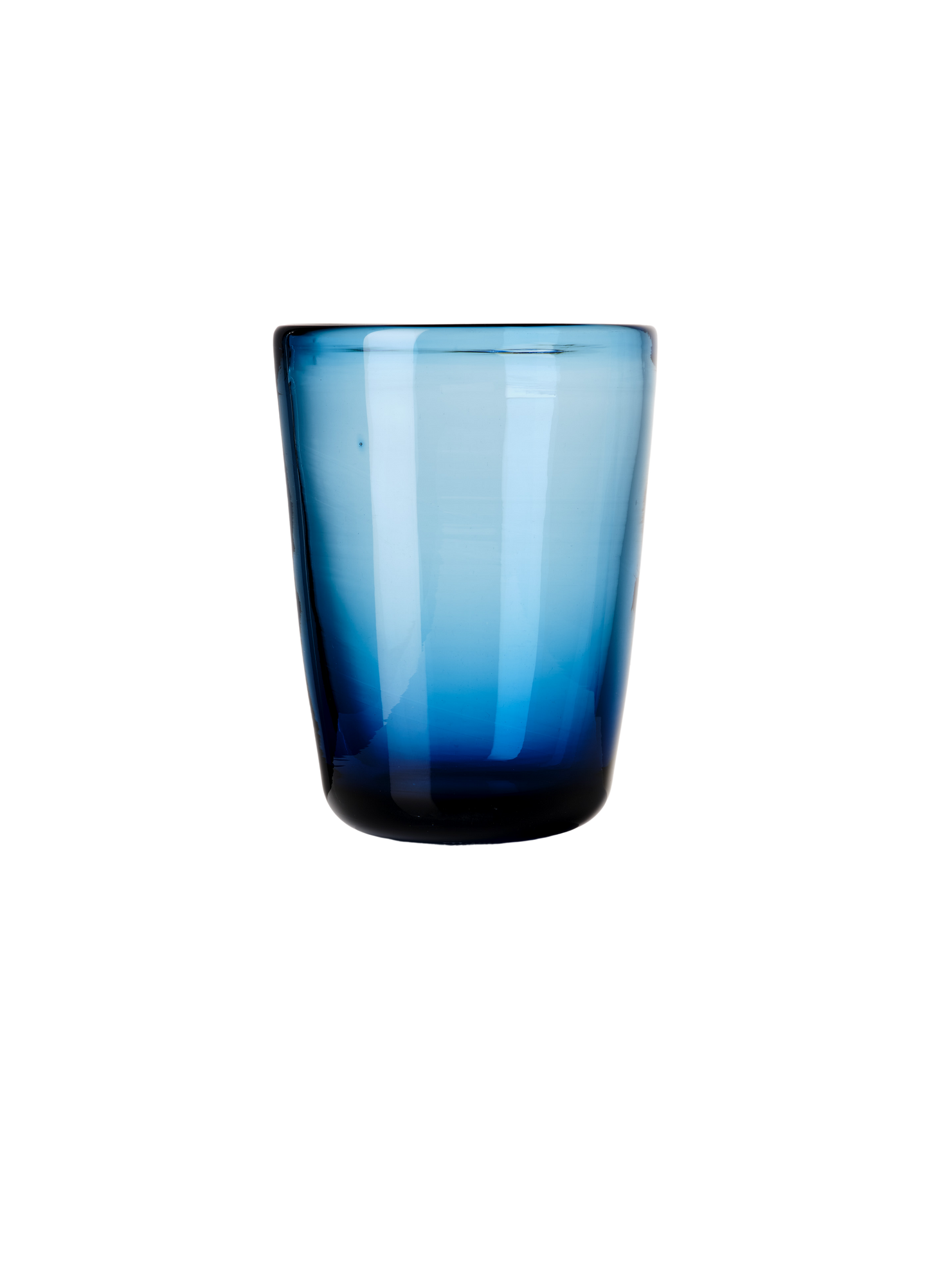 Thyme Hand Blown Water Glass in Blue