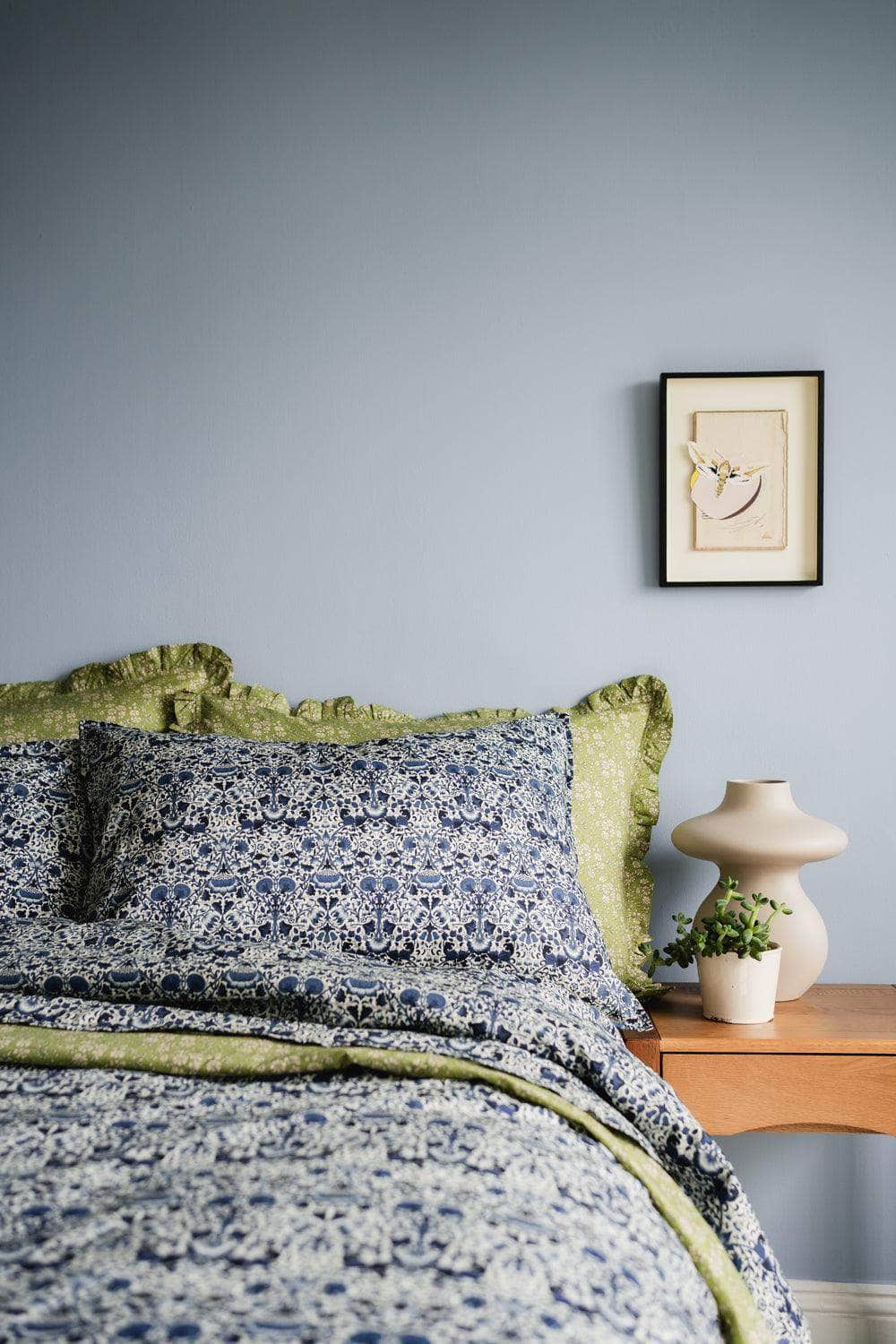 Pillowcase Made With Liberty Fabric Lodden