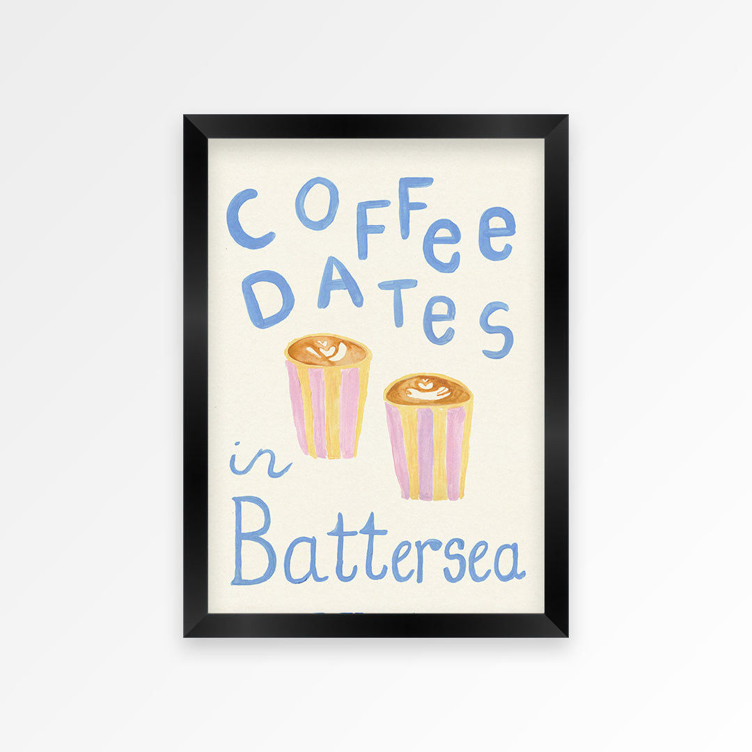 Coffee Dates Hand Painted Print - Personalise Me