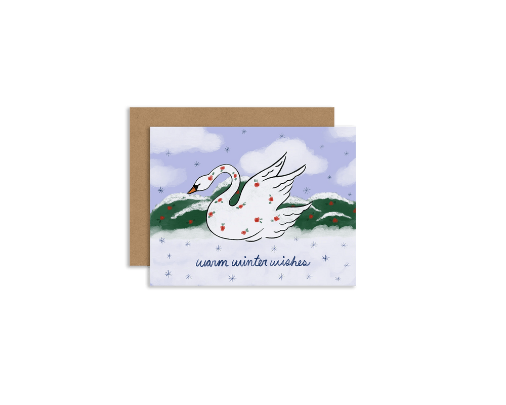 Warm Winter Wishes Greeting Card