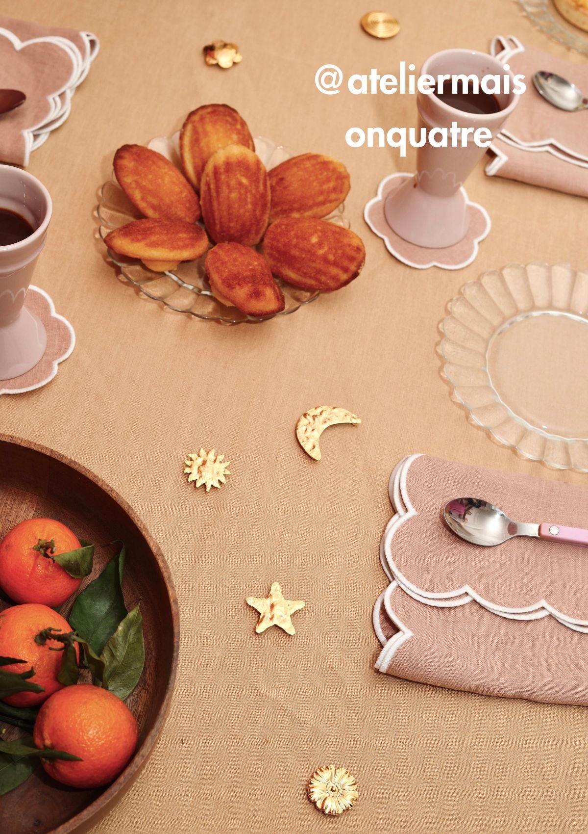 Jewelled Knife Rests In Gold (Set Of 6)