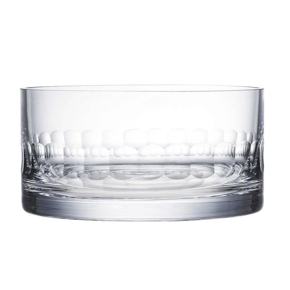 A Crystal Ice Dish with Lens Design