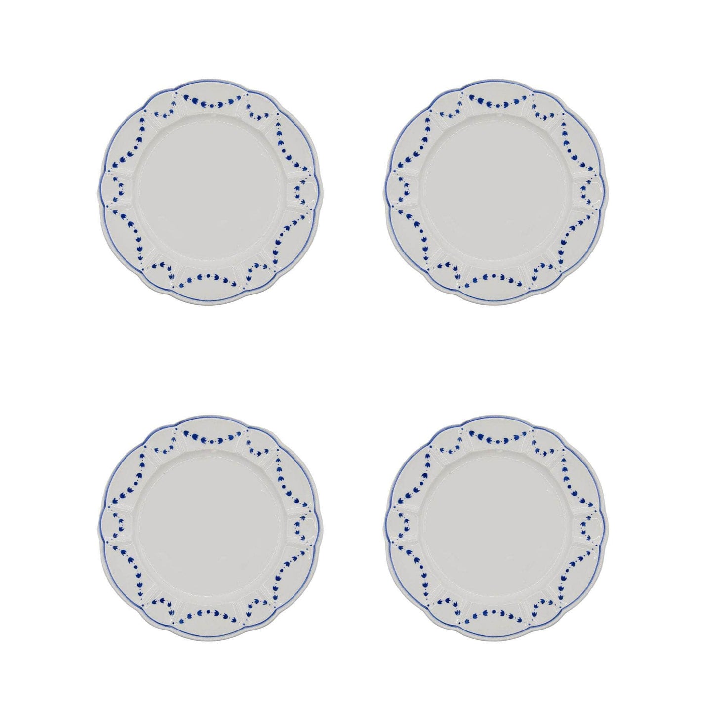 Aeneas Dinner Plate, Blue, Set Of 4