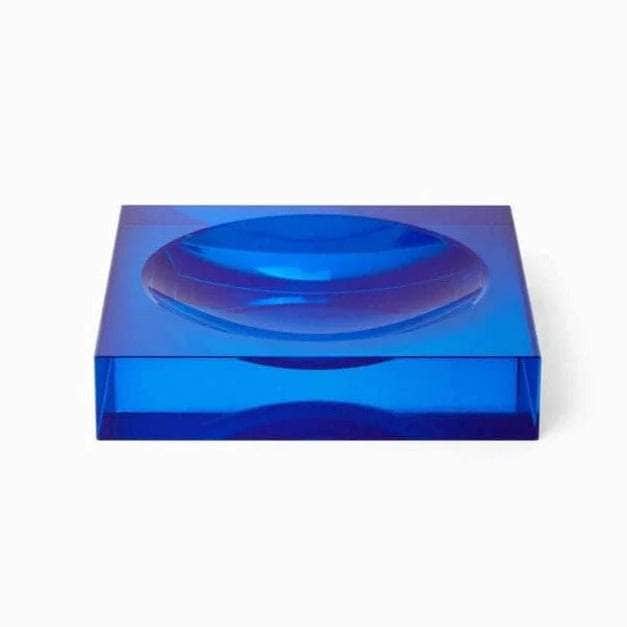 Italians Do It Better Glass Tray - Blue
