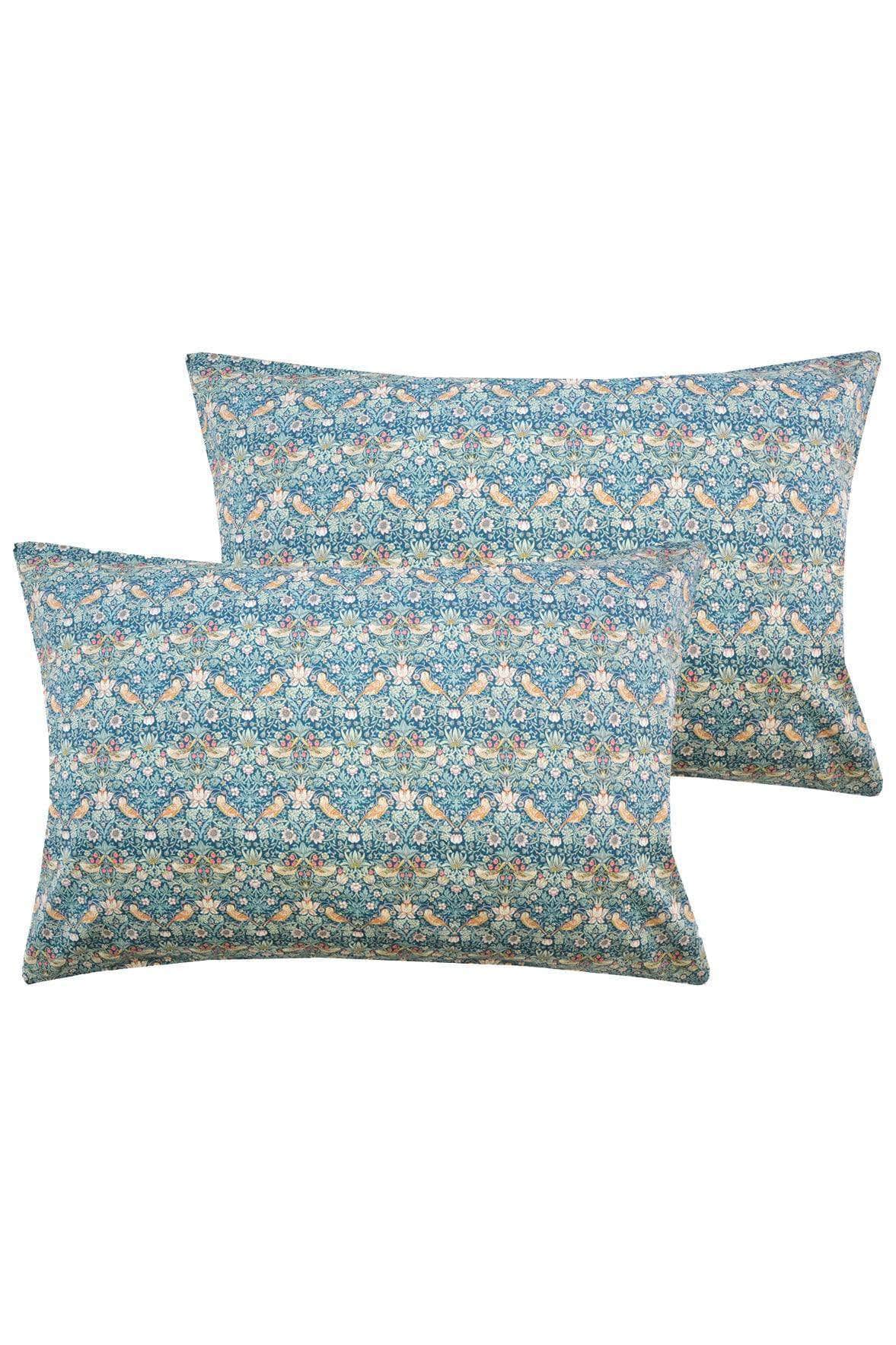 Pillowcase Made With Liberty Fabric Strawberry Thief