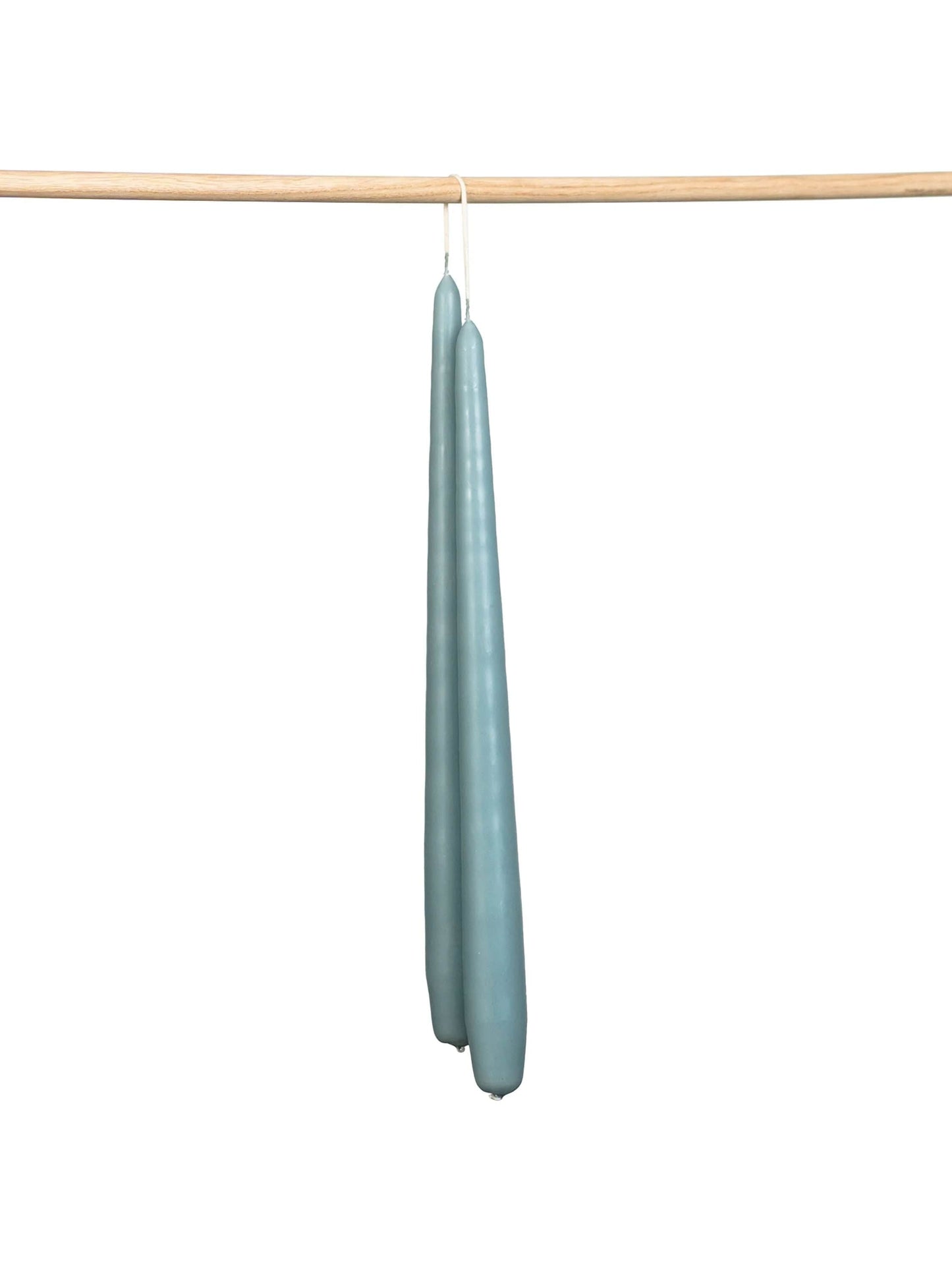 Sky Blue Tapered Candles - Set of 2