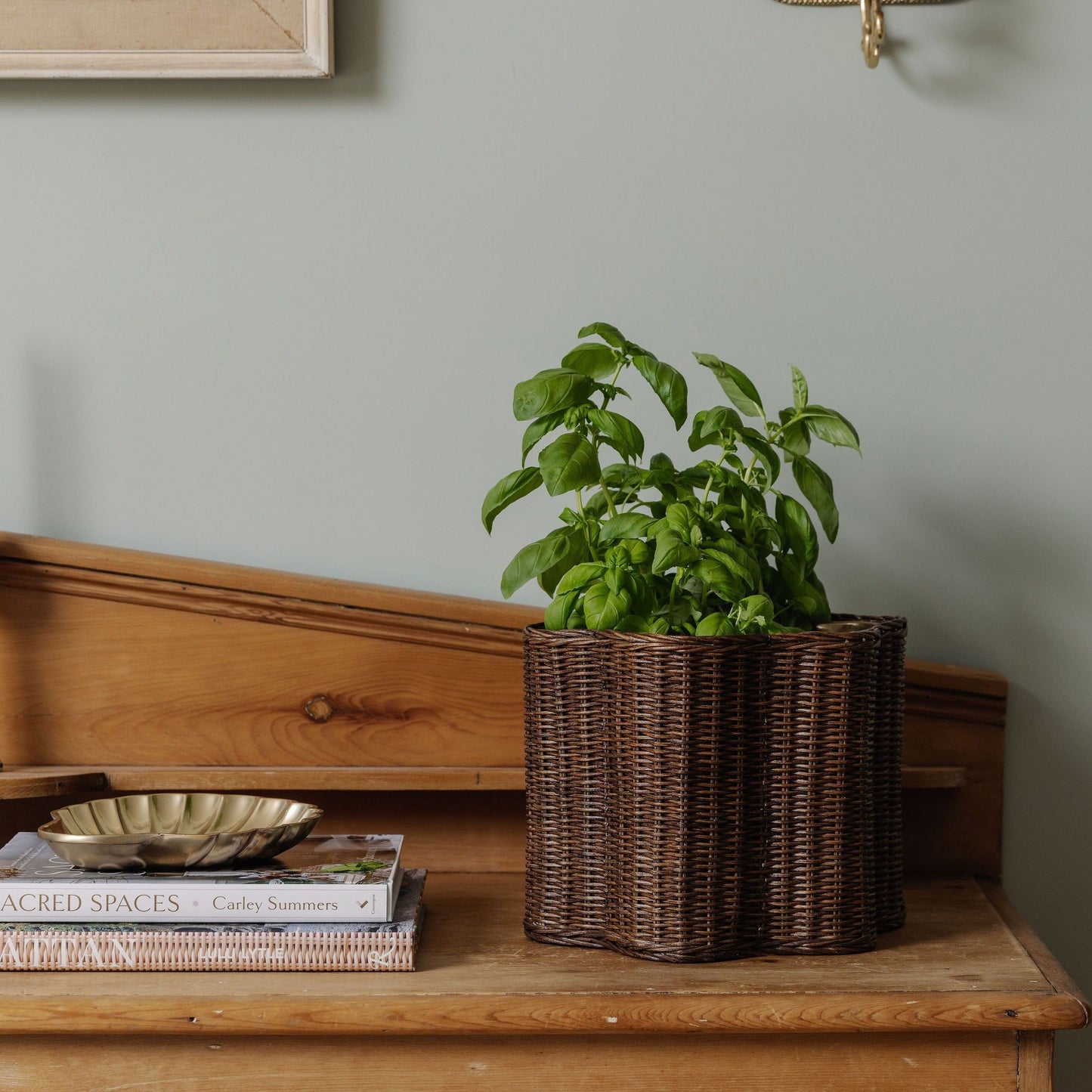 Poppy Rattan Waste Paper Bin (Small)