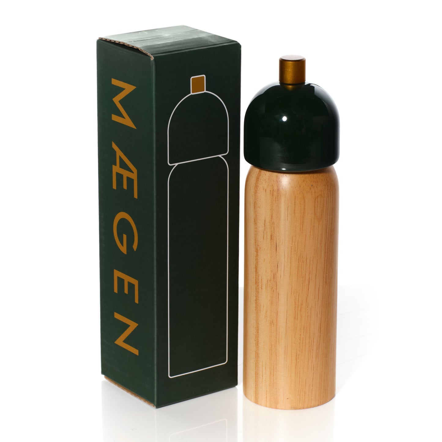 Salt & Pepper Grinder | Green & Gold