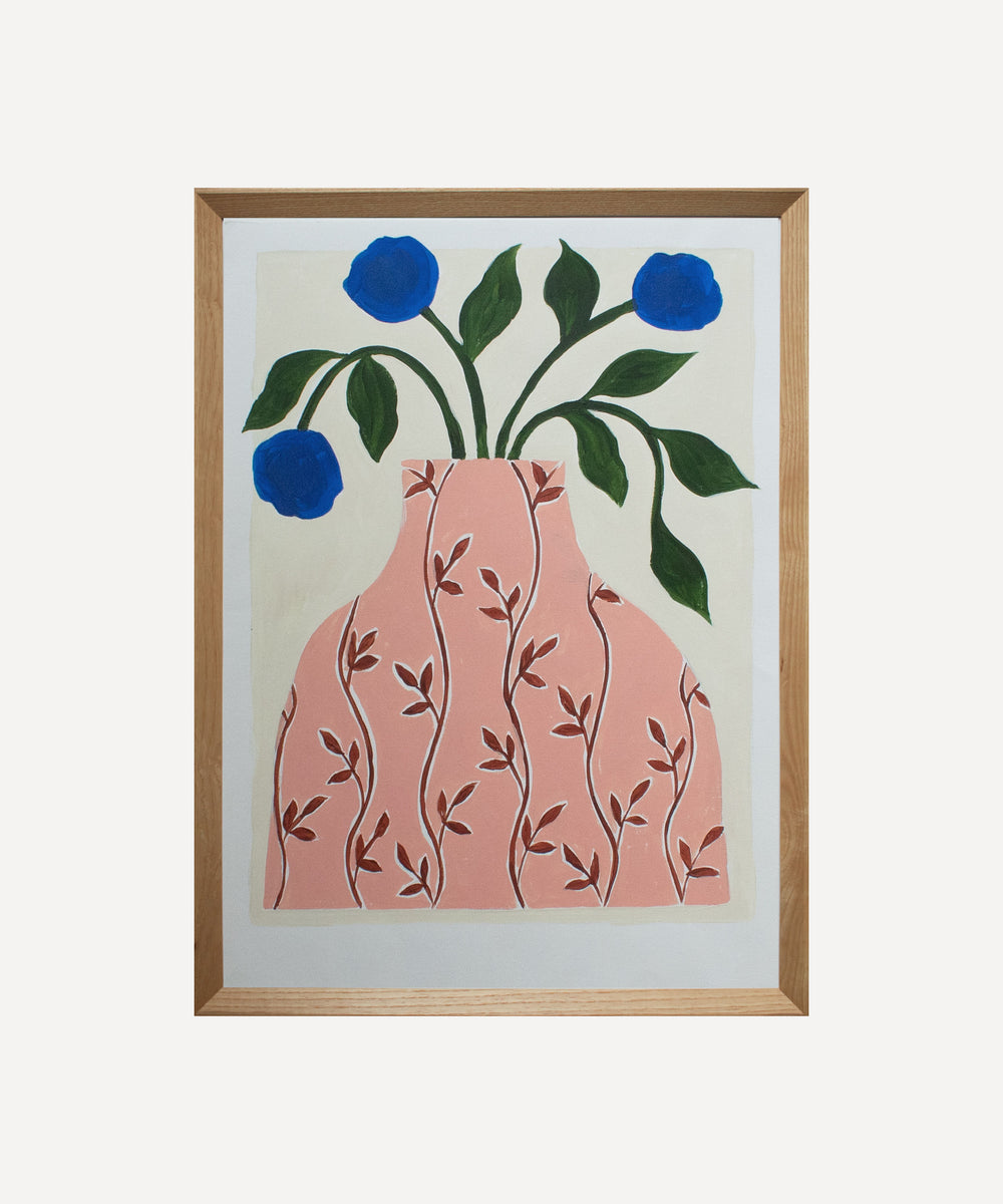 Blush and Blue- Original painting