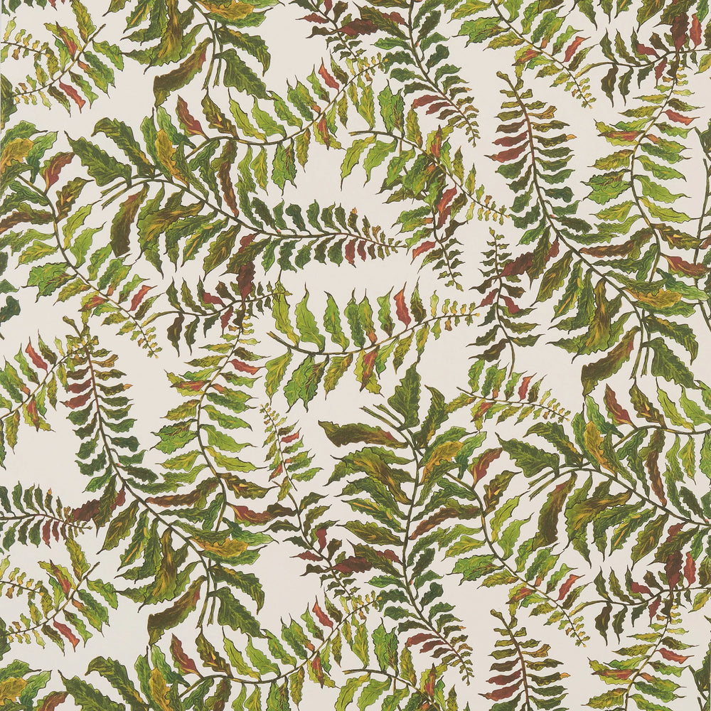 Fern Wallpaper - Off White Wallpaper