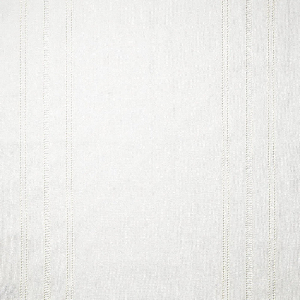 Drawn Thread Curtains - Ladder Stitch Rows - Ivory White