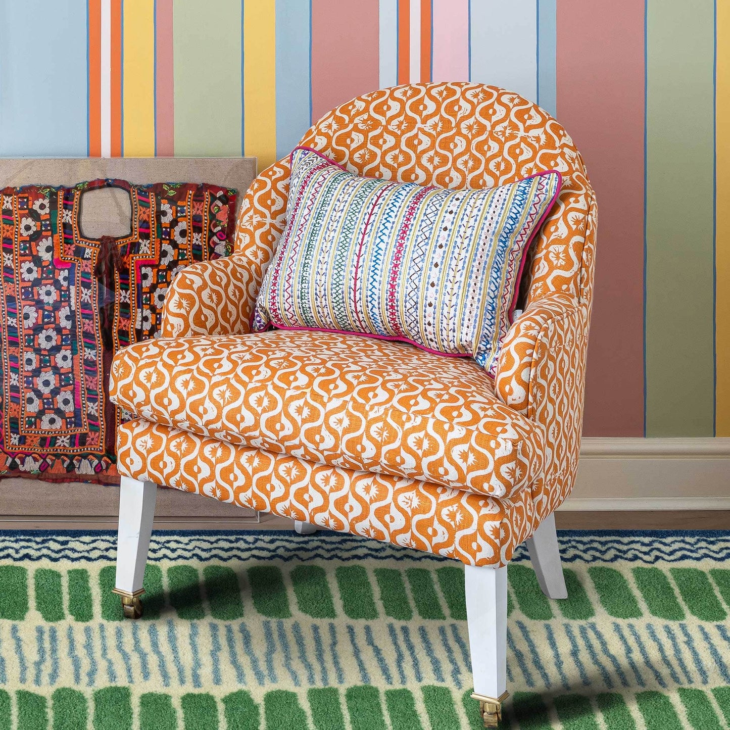 Saltaire Blue Green Rug
