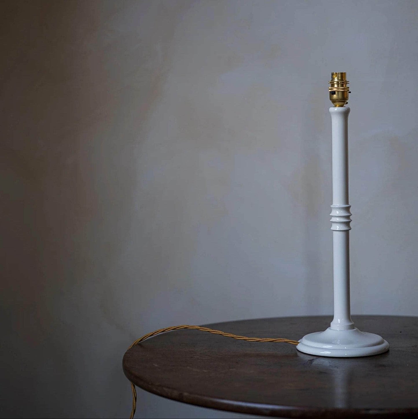 The Lacquered Lampstand in Magnolia