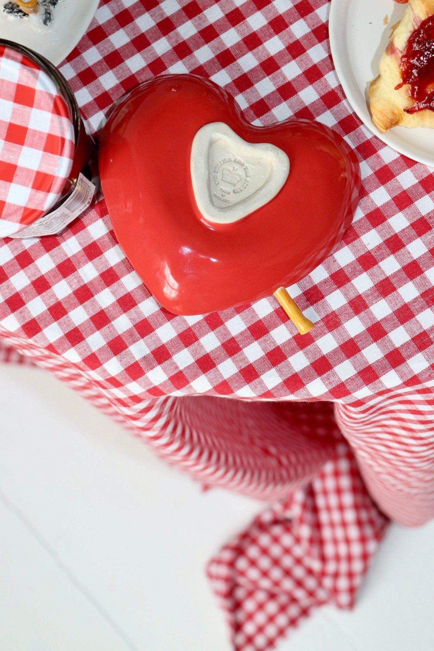 Rounded Champagne Heart Ashtray