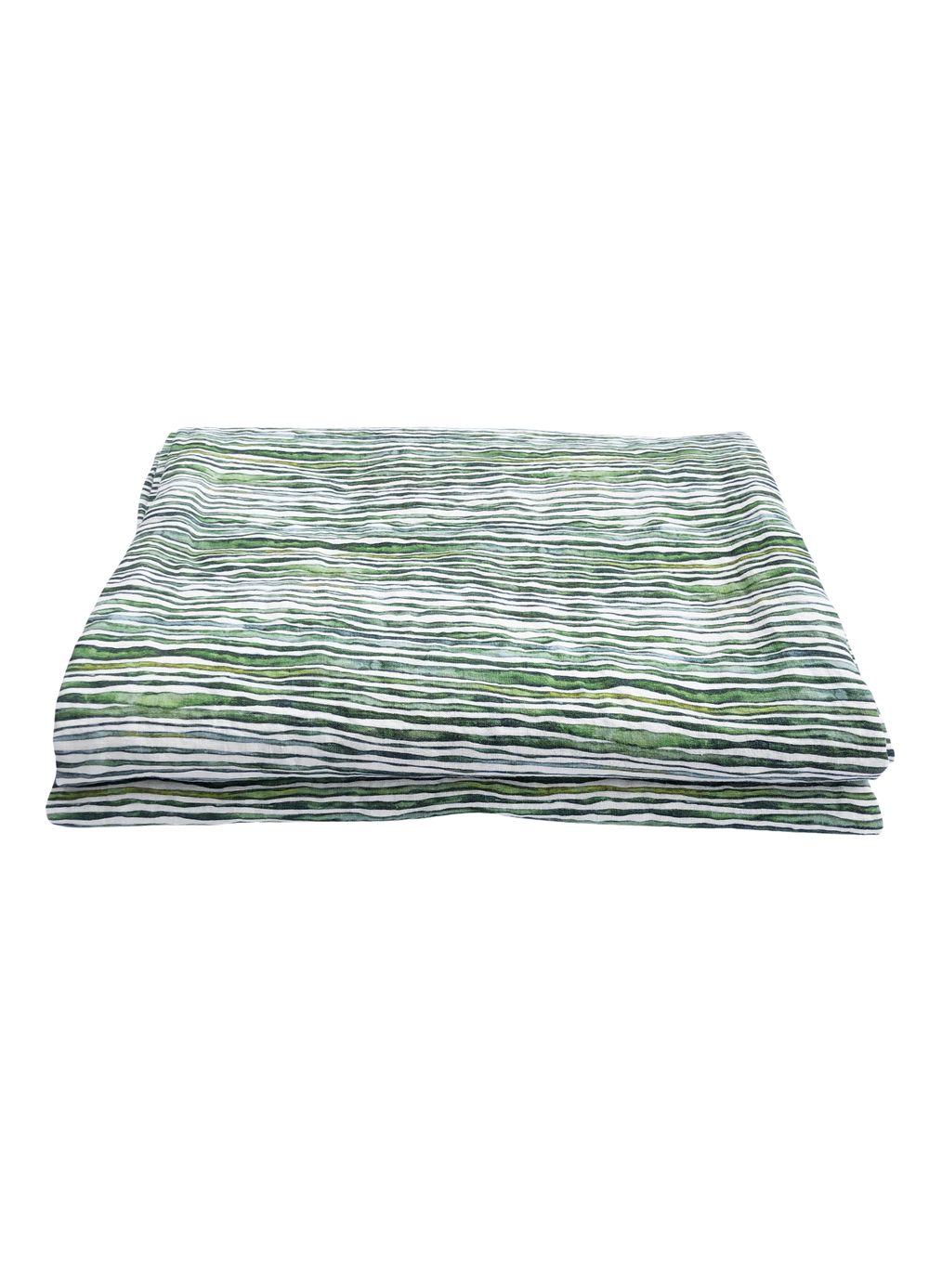 Green Stem Linen Tablecloth