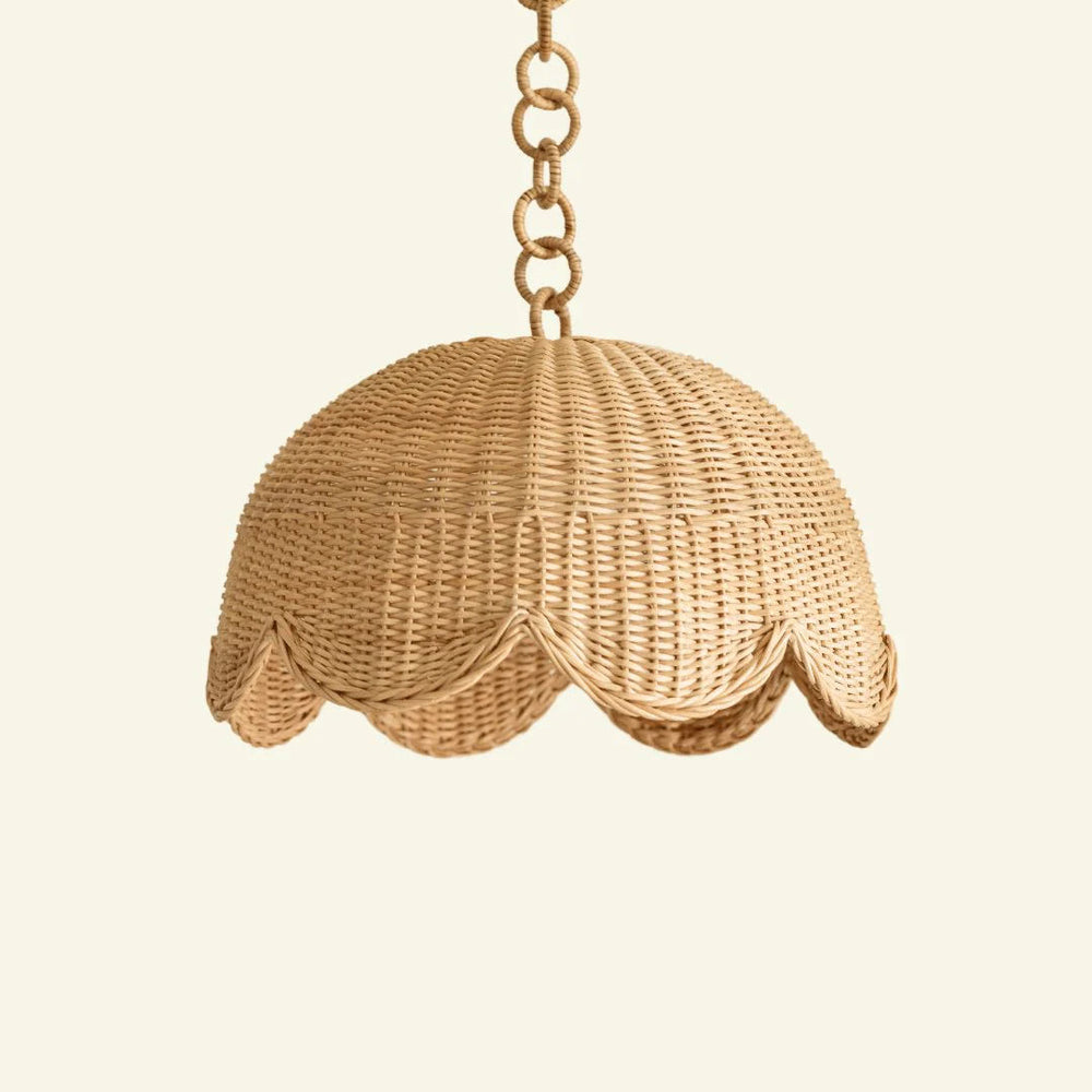 Etta Scalloped Pendant Shade Medium (Natural)