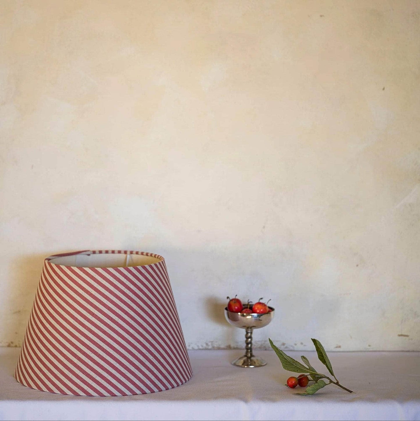 The Linen Card Lampshade In Crabapple
