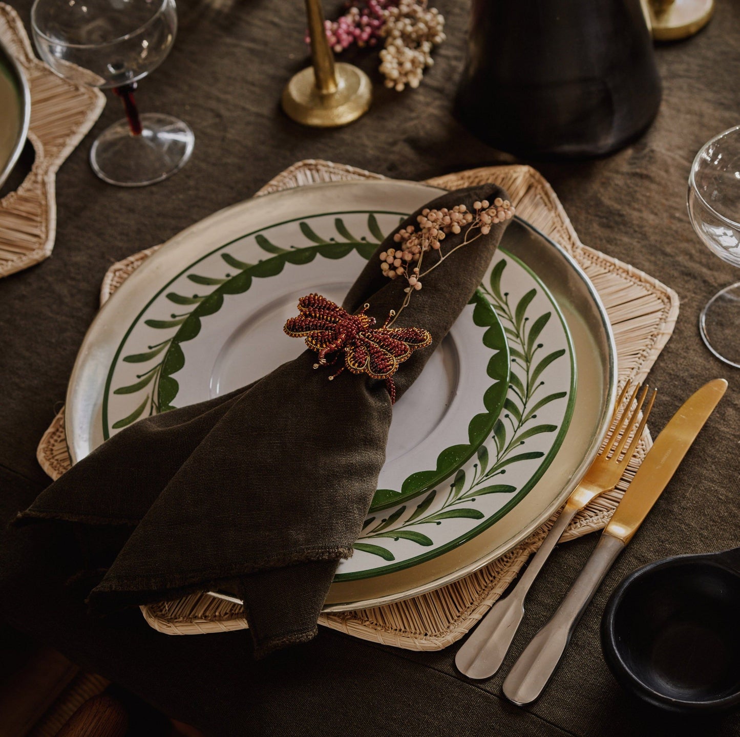 Dinner Plate -  Helecho - Fern Green