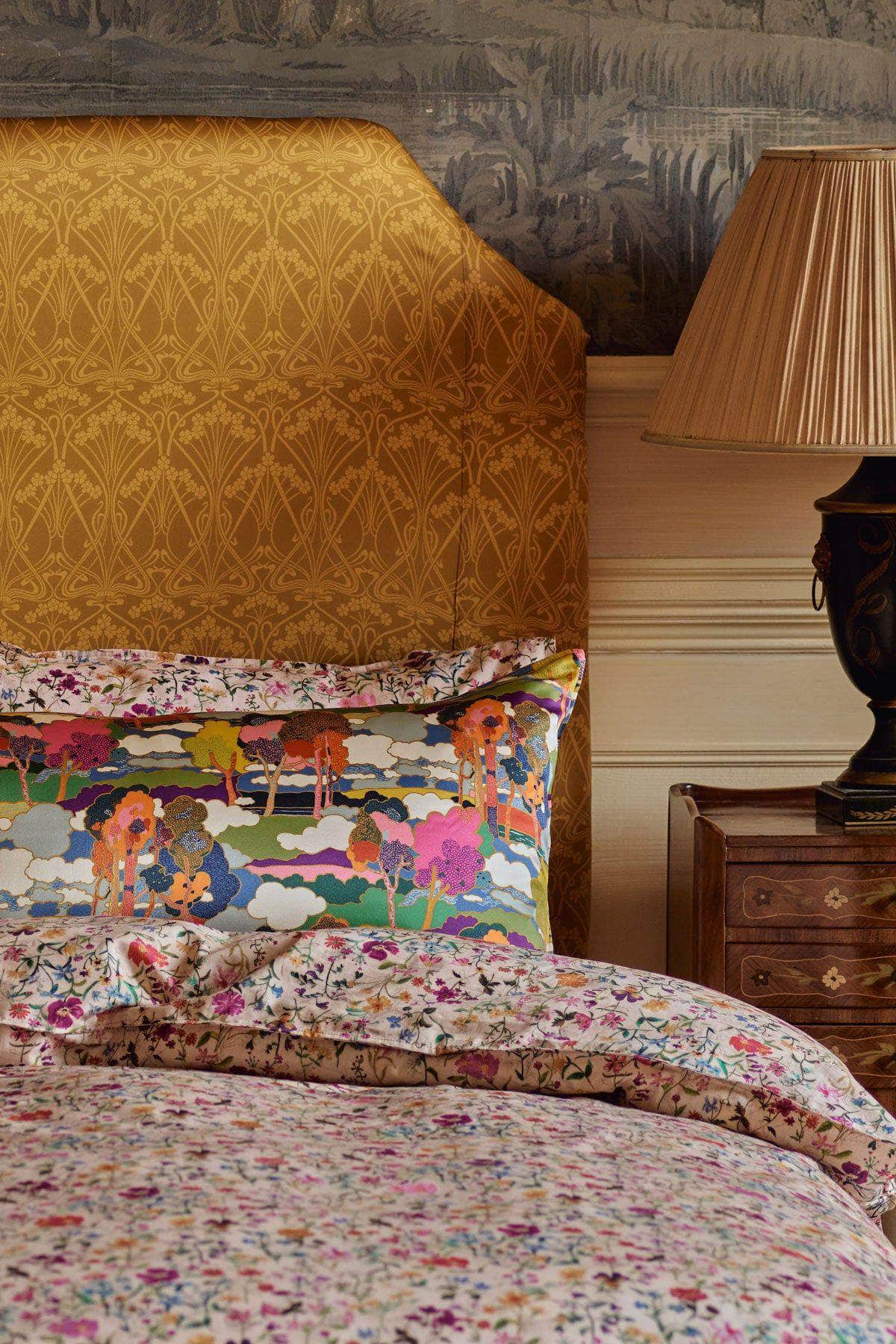 Silk Pillowcase Made With Liberty Fabric Prospect Road