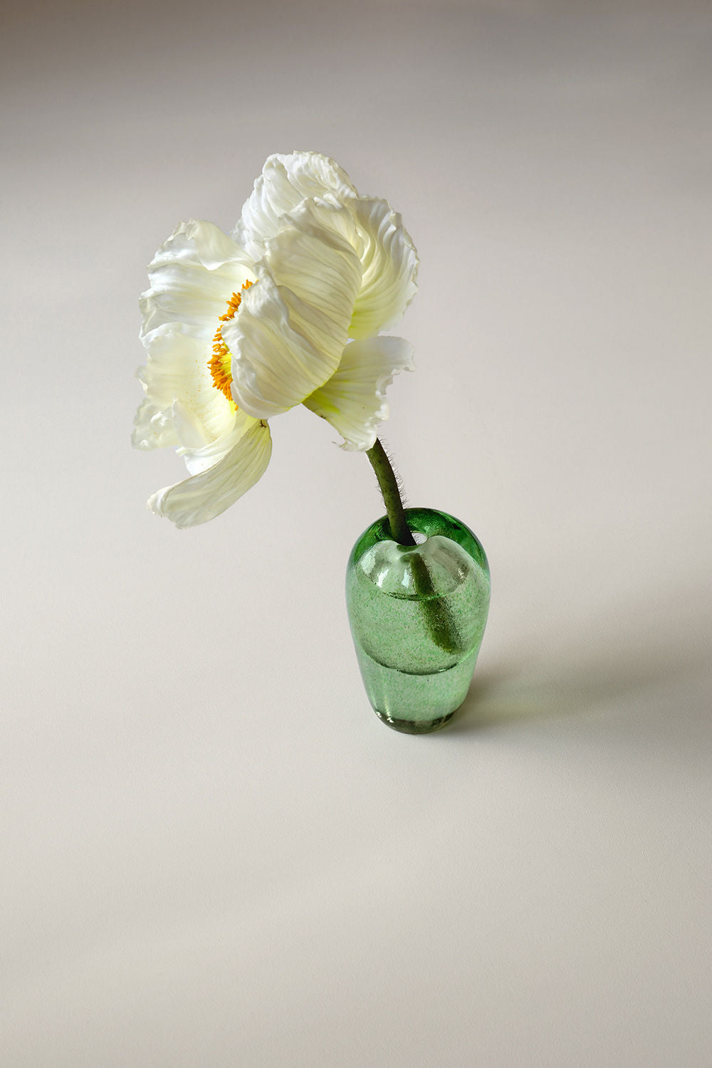 Mouth Blown Vase Liv Green