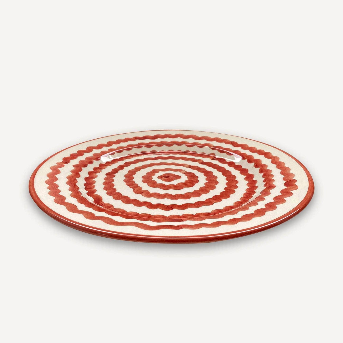 Side Plate -  Ondas - Rust Red