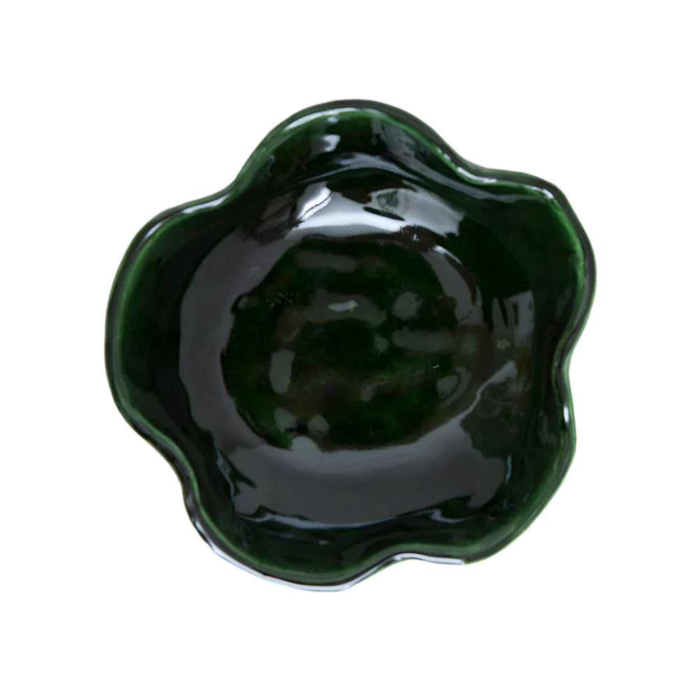 Green Tangier Serving Bowl Medium