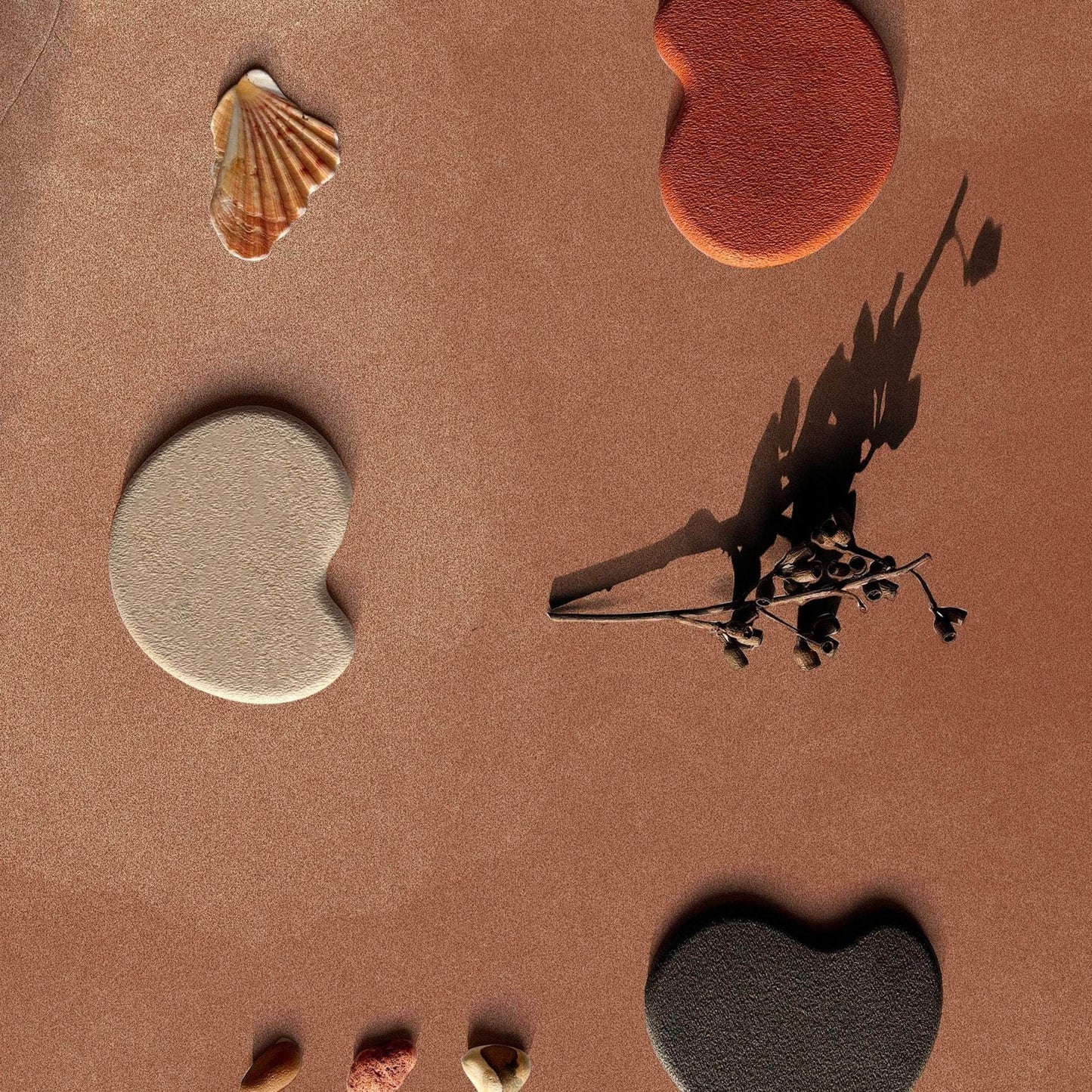 Coasters - Burnt Ochre