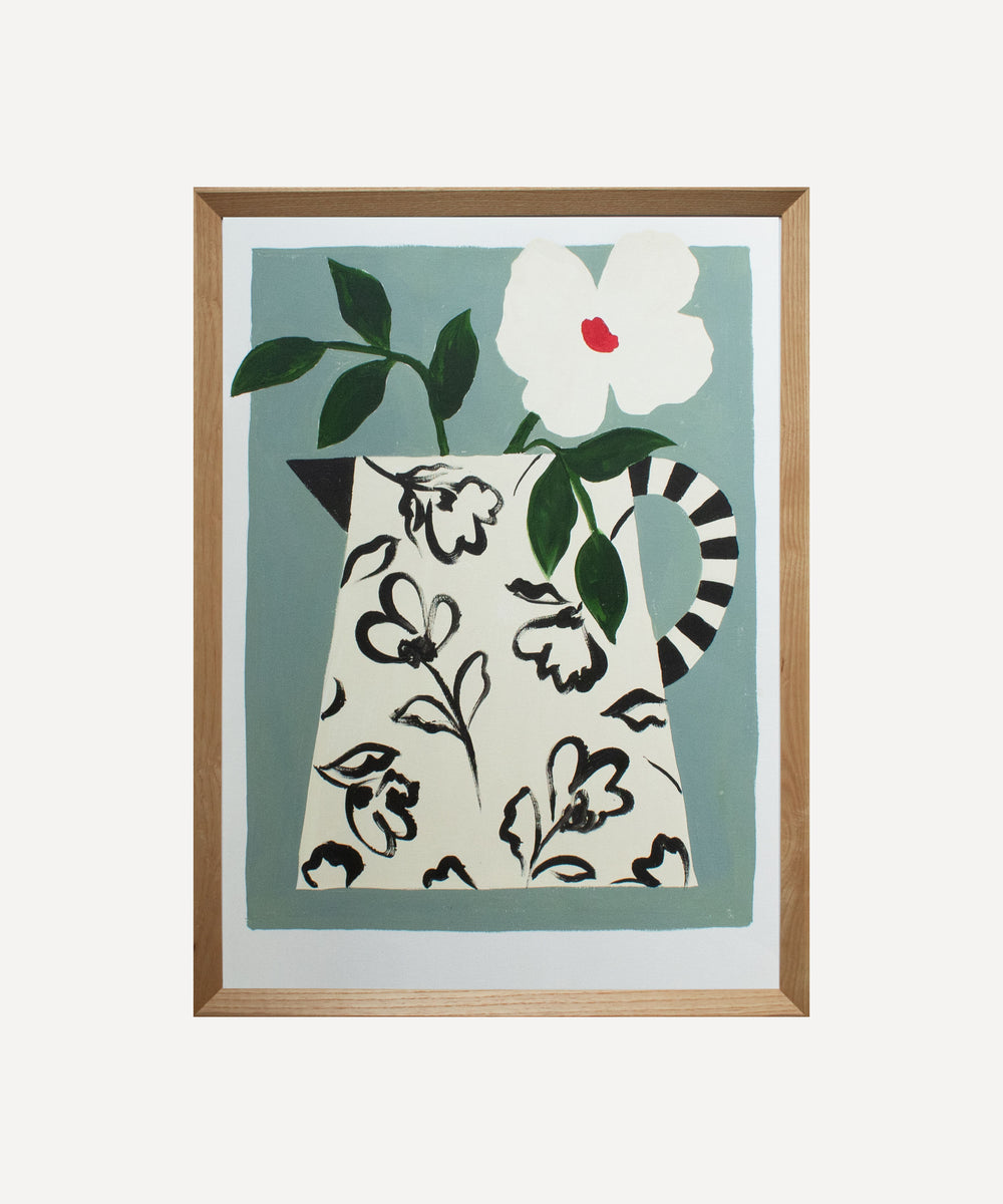 Expressive vase - Original painting