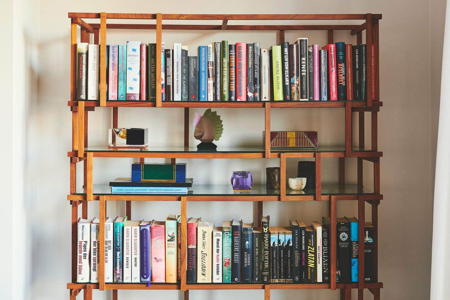 Ophelia T-Light Holder Purple & Yellow