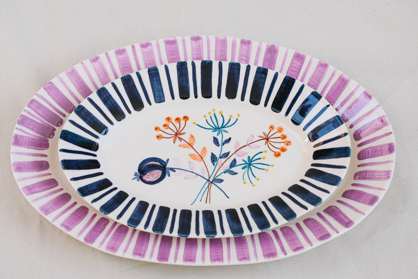 Deep Blue Serving Platter – The Portuguese Chitas