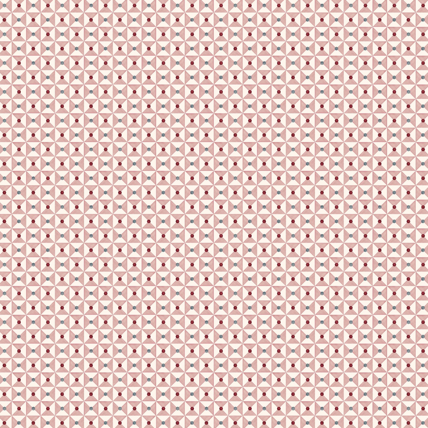 Broken Dishes Wallpaper - Mulberry Pink
