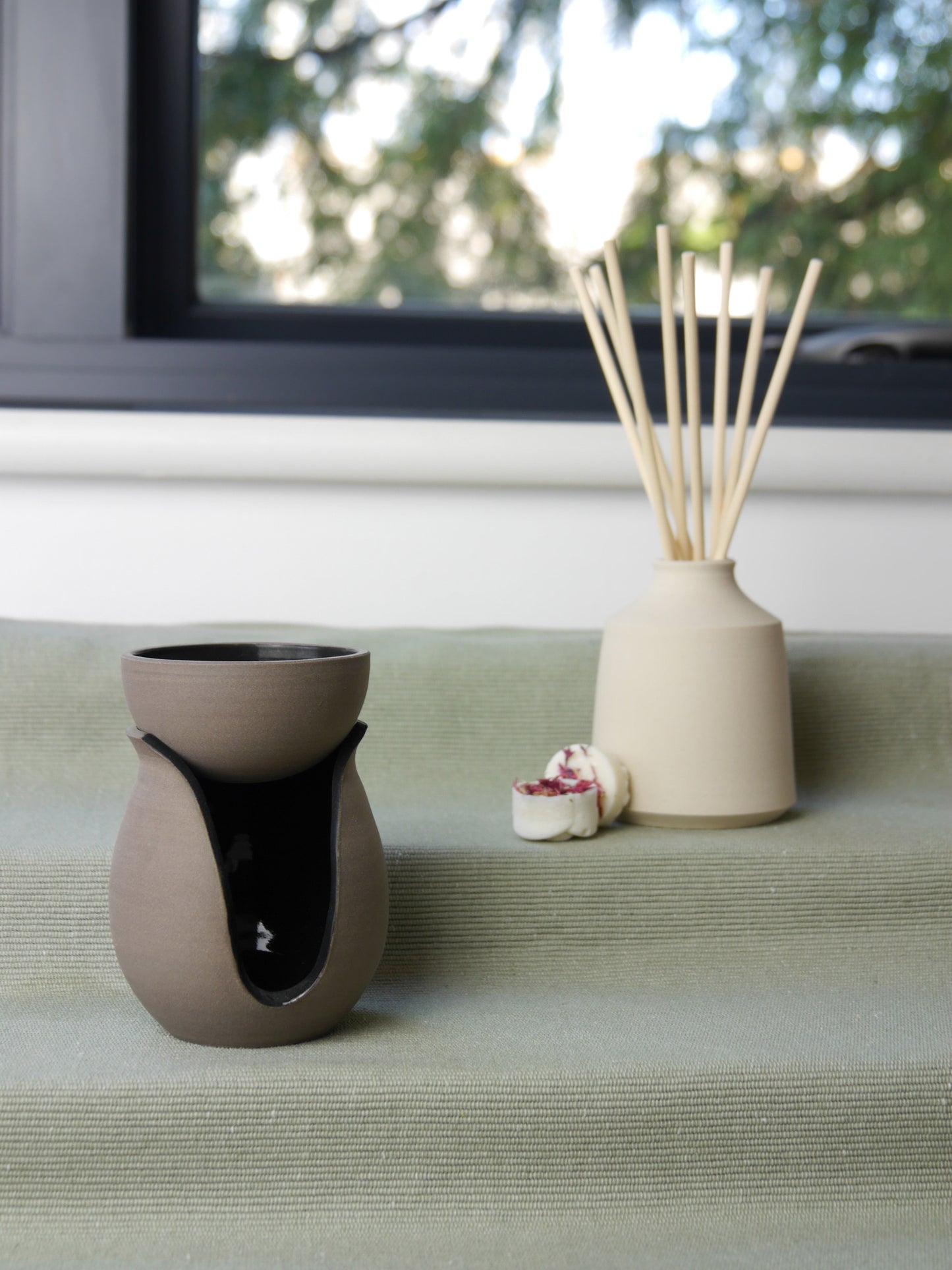 Oil Burner, Charcoal