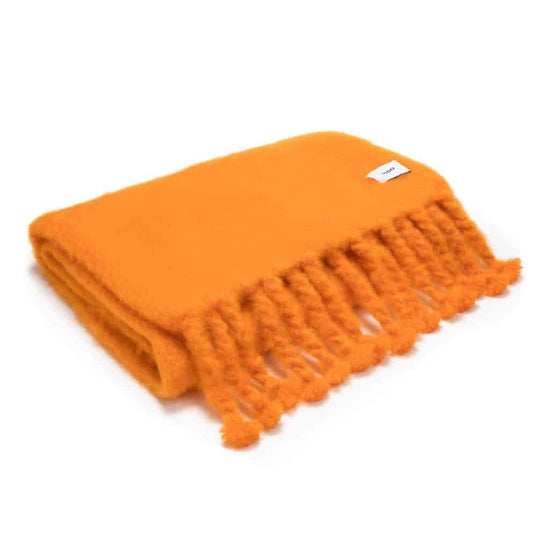 Viso Mohair Blanket Orange