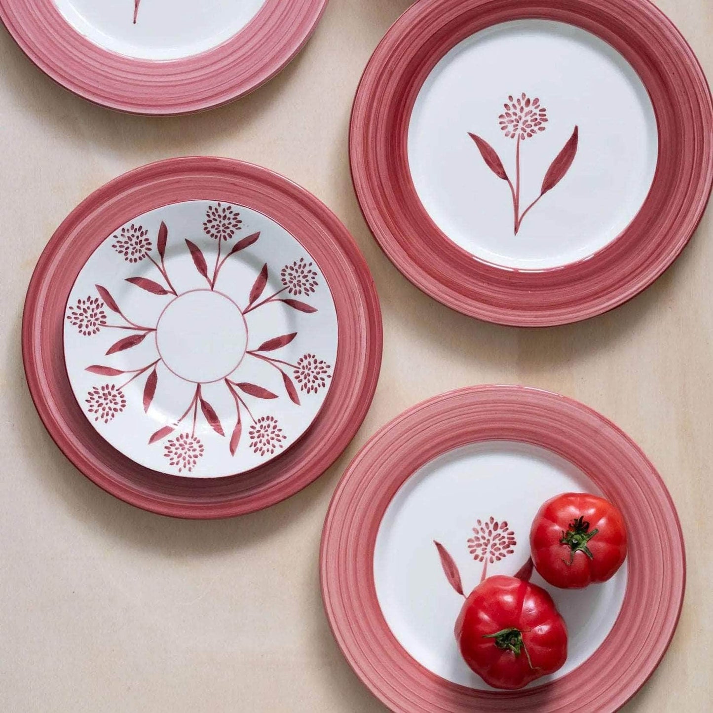 Cecilia Hand-Painted Ceramic Dinner Plate