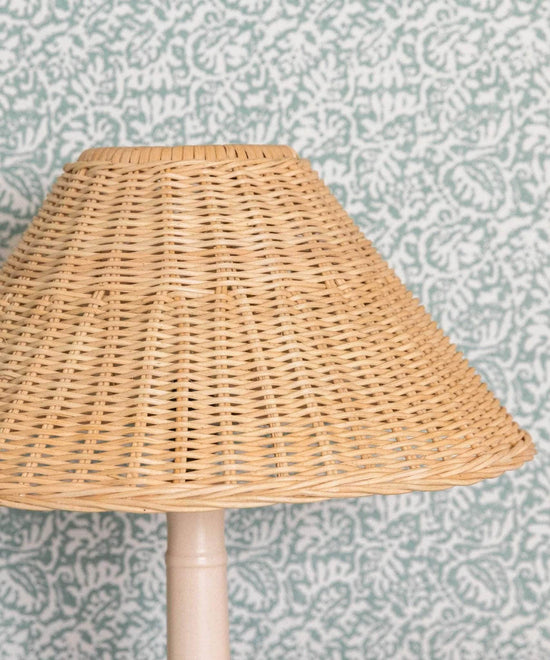 Conical Rattan Lampshade
