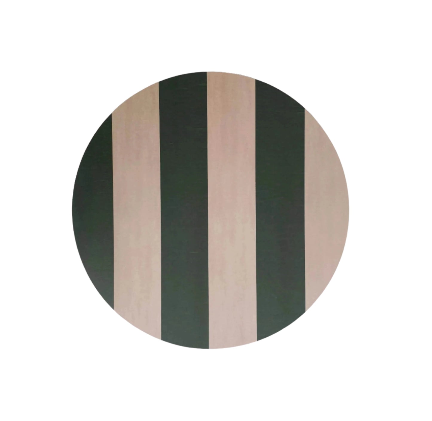 Forest Green Striped Placemat