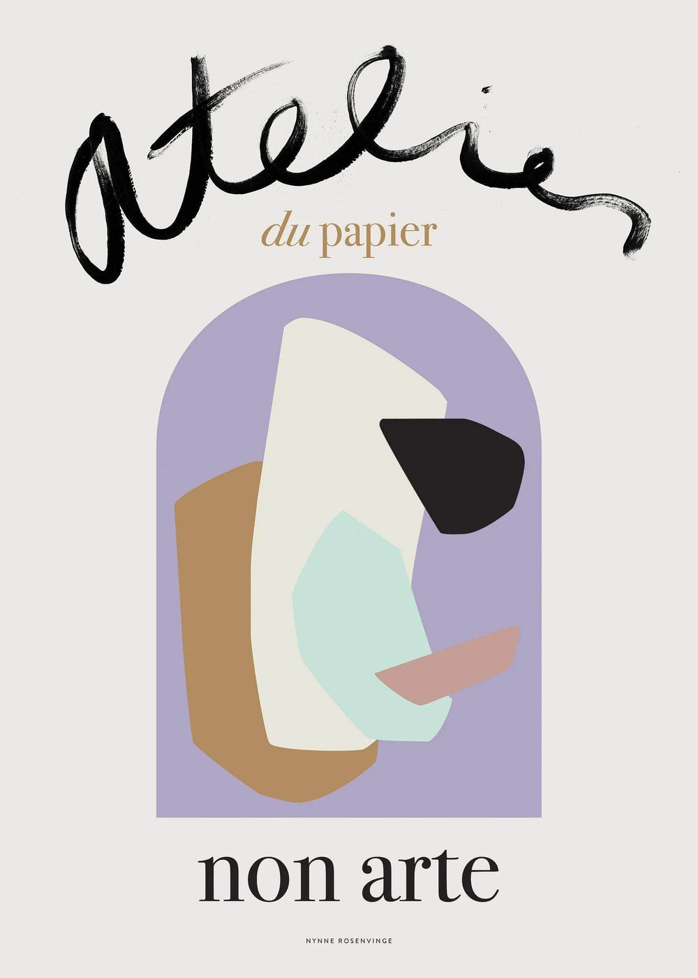 Atelier du Papier — "Violette"  Poster Print
