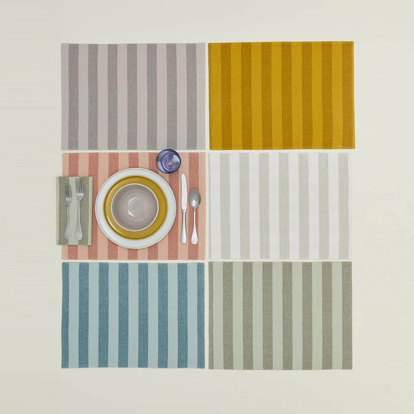 Essential Striped Placemat - Set Of 4