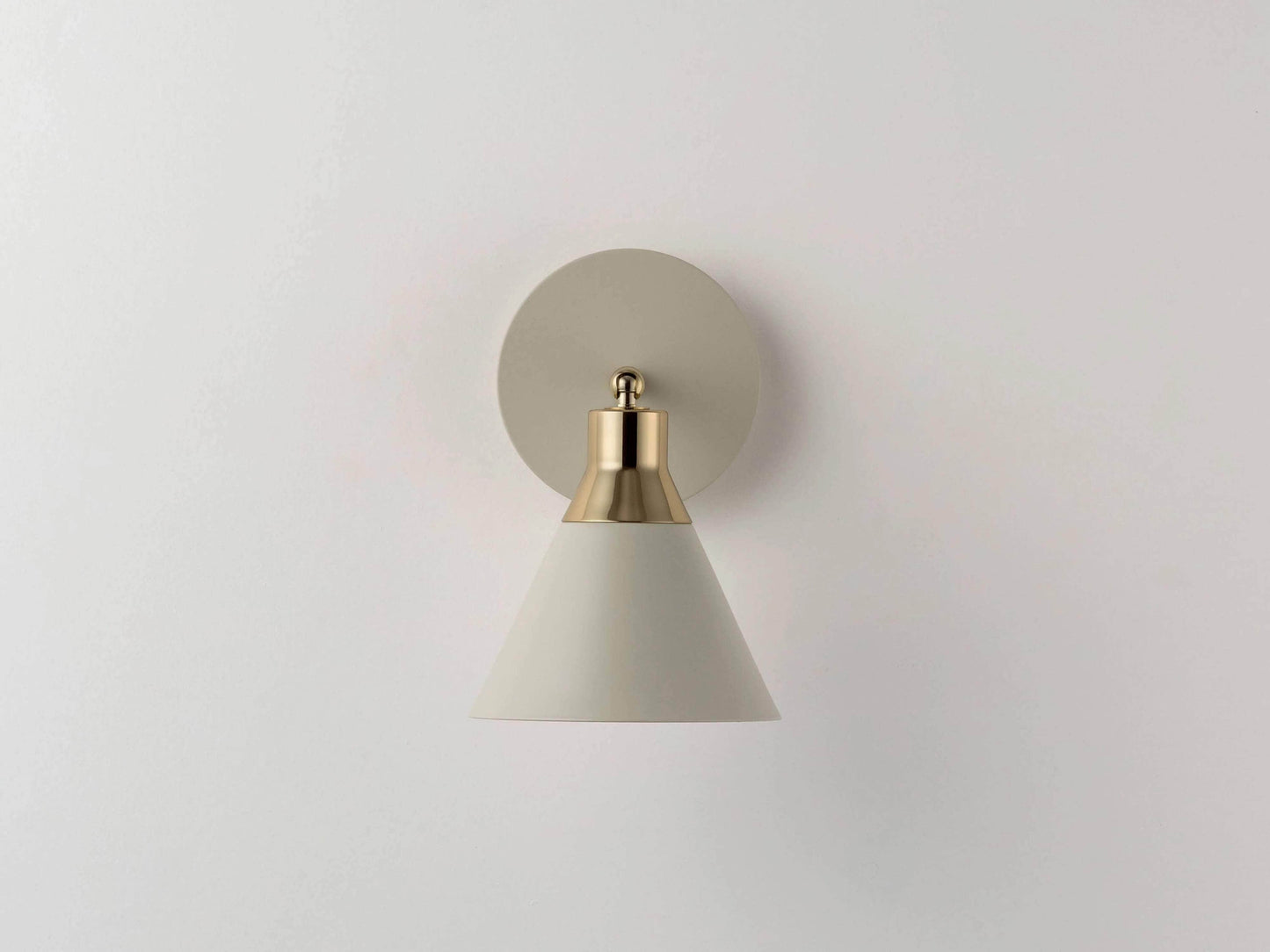 Sand cone wall light