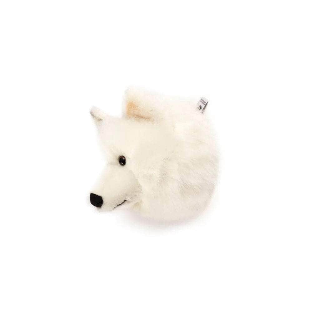 Lucy the White Wolf Wall Mounted Plush Head