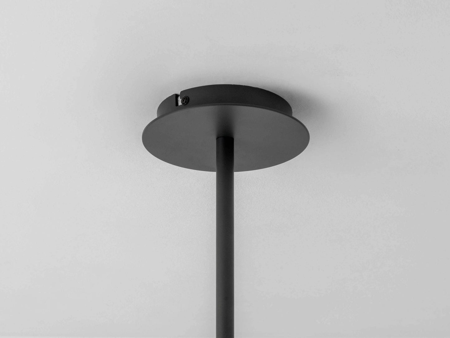 Charcoal grey ribbed glass ceiling light