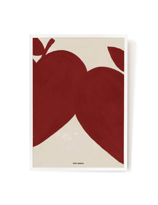 Magique in Red Art Print