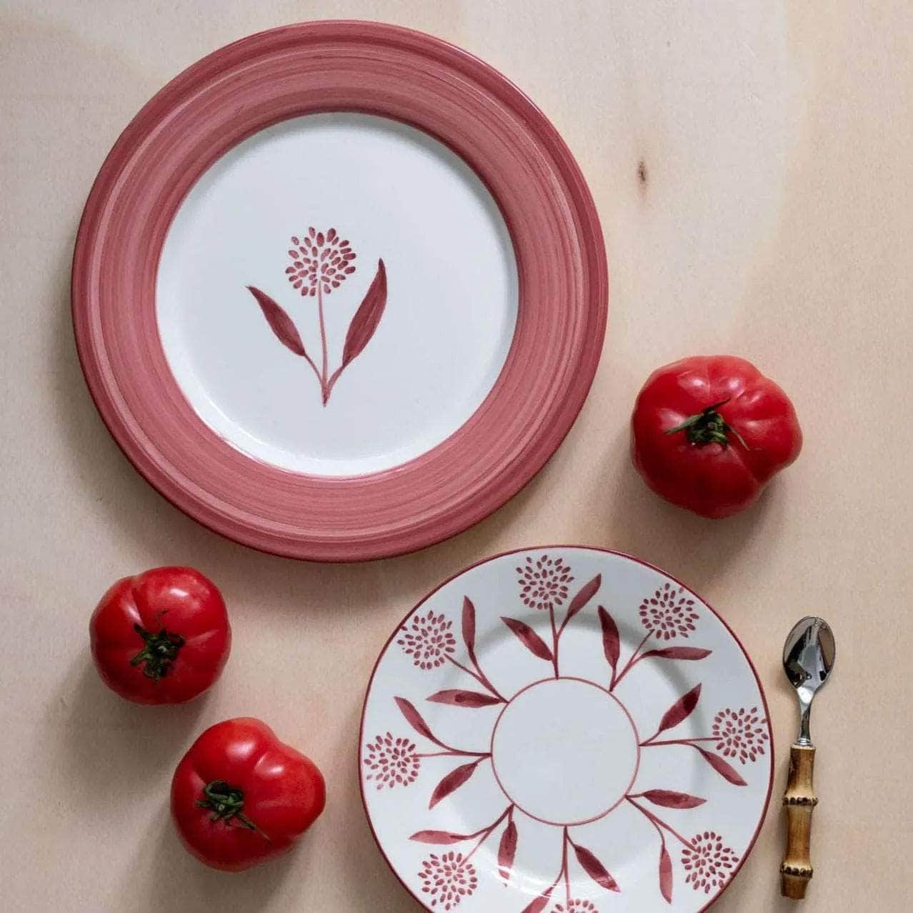 Cecilia Hand-Painted Ceramic Dinner Plate