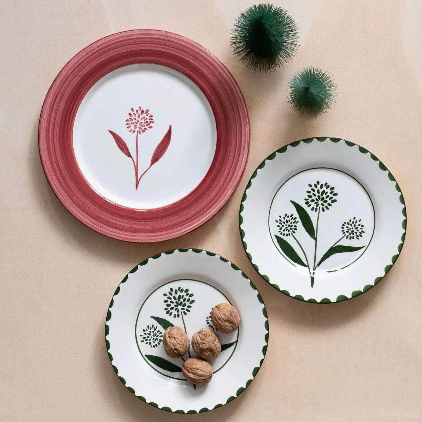 Cecilia Hand-Painted Ceramic Dinner Plate