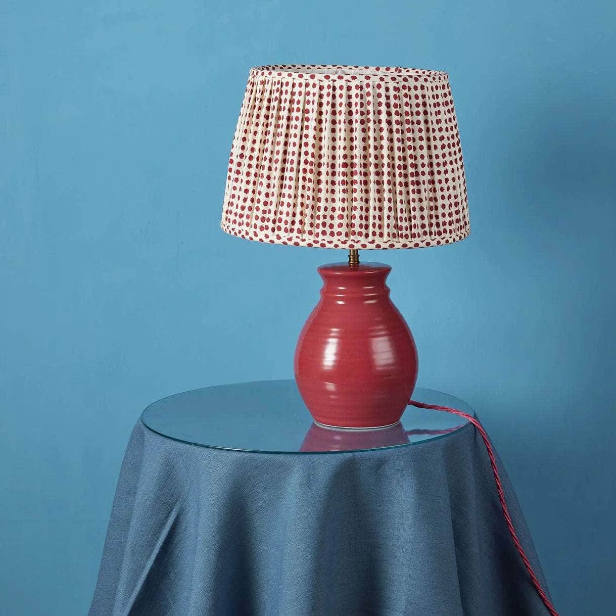 Pleated Seed Iron Large Lampshade